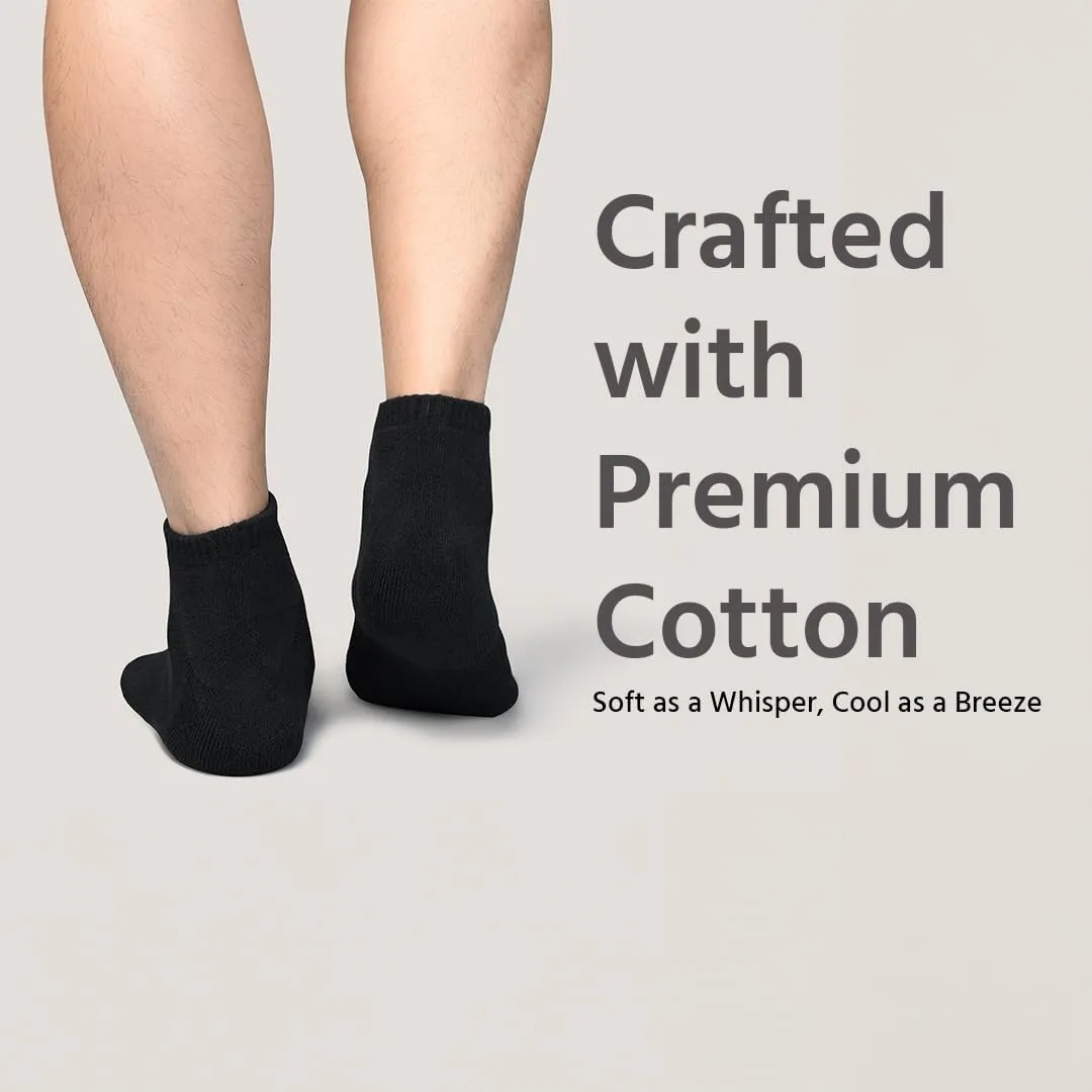 Mens No Show Mesh Socks |Pack of 4| Non Slip Invisible Low Cut Athletic Running Novelty Casual Invisible Liner Sock