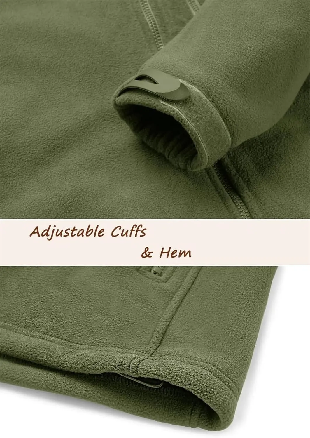 Men's Outwear Full Zip Hood Camping Hiking Hiking Workwear Jacket Windbreaker Fleece Jacket