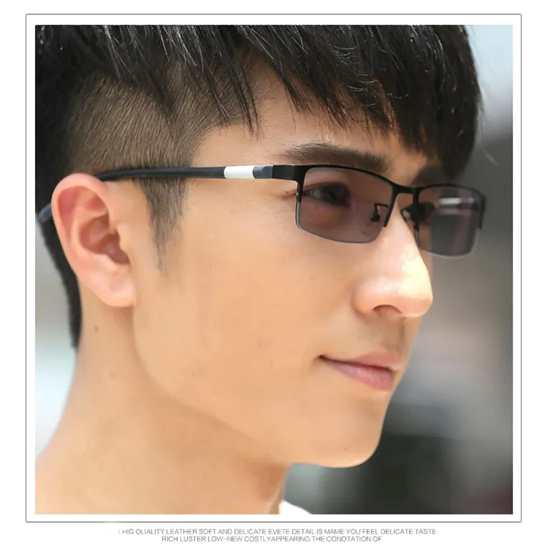 Men's Reading Glasses 1.56 Index Photochromic Sunglasses P2442
