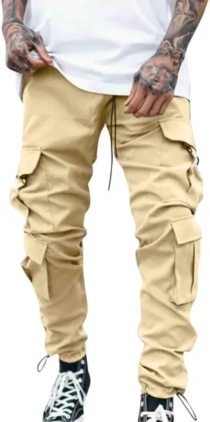 Mens Sweatpants with Pockets Joggers for Men Athletic Sweatpants for Workout Jogging Running Men's Fleece Jogger Pant