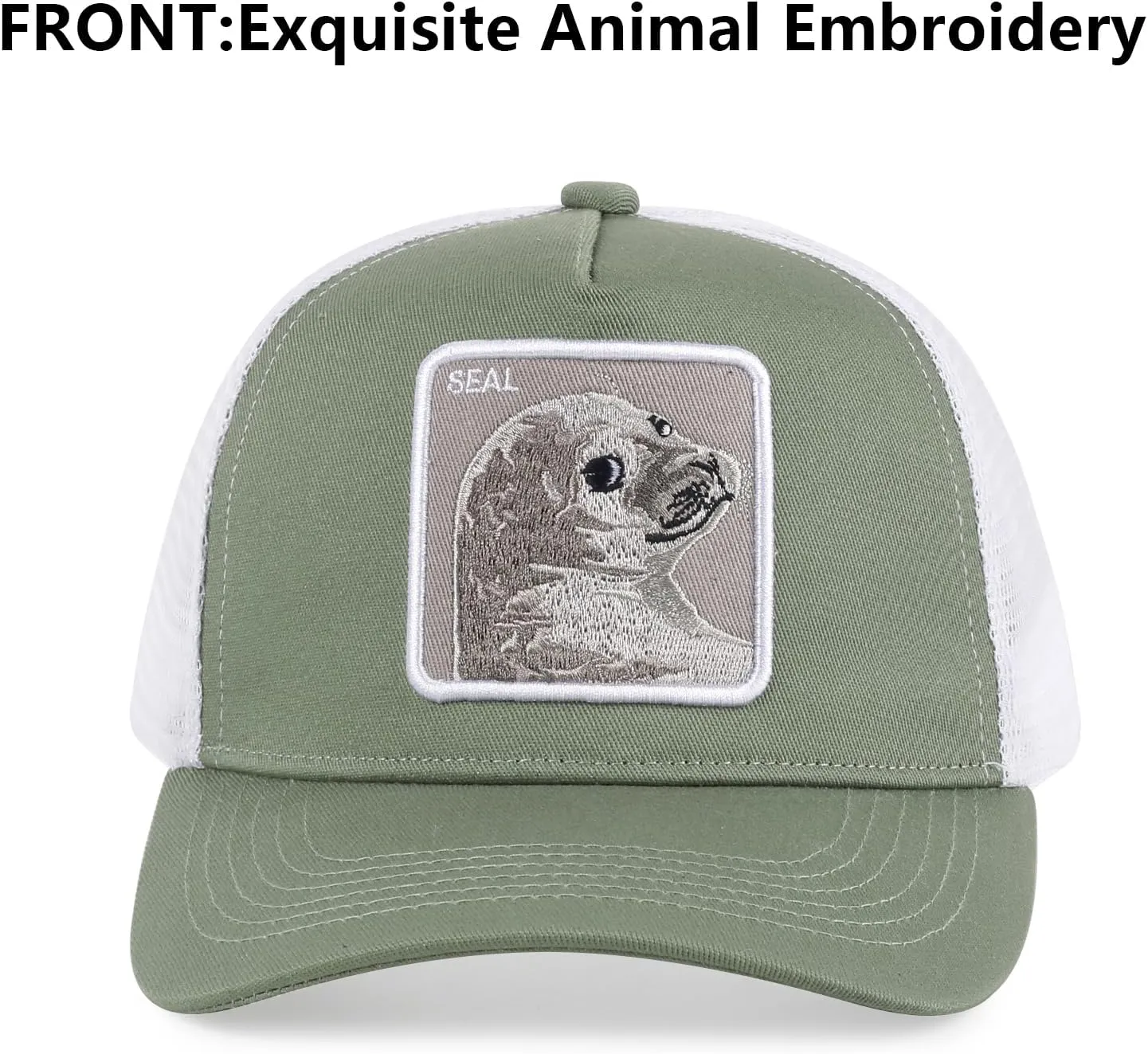 Mens Trucker Hats Mesh Snapback Animal Baseball Hats Unisex Running Sport Cap for Women Men