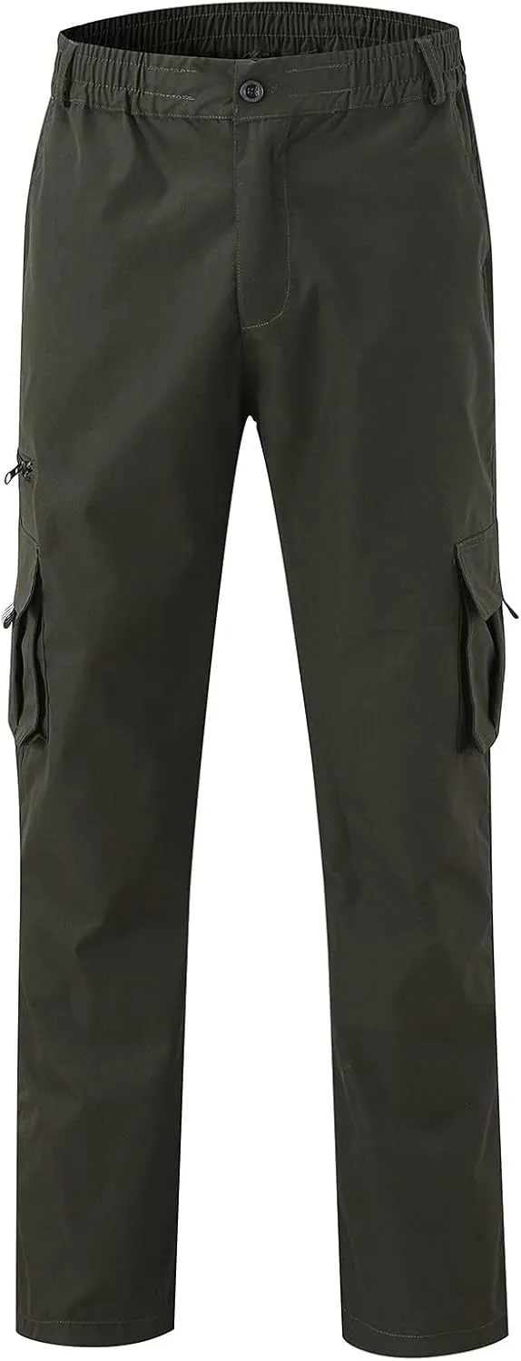 Mens Workout Cargo Sweatpants Pants Joggers for Men Big and Tall Men's Workout Slim Gym Joggers Pants Sport Training