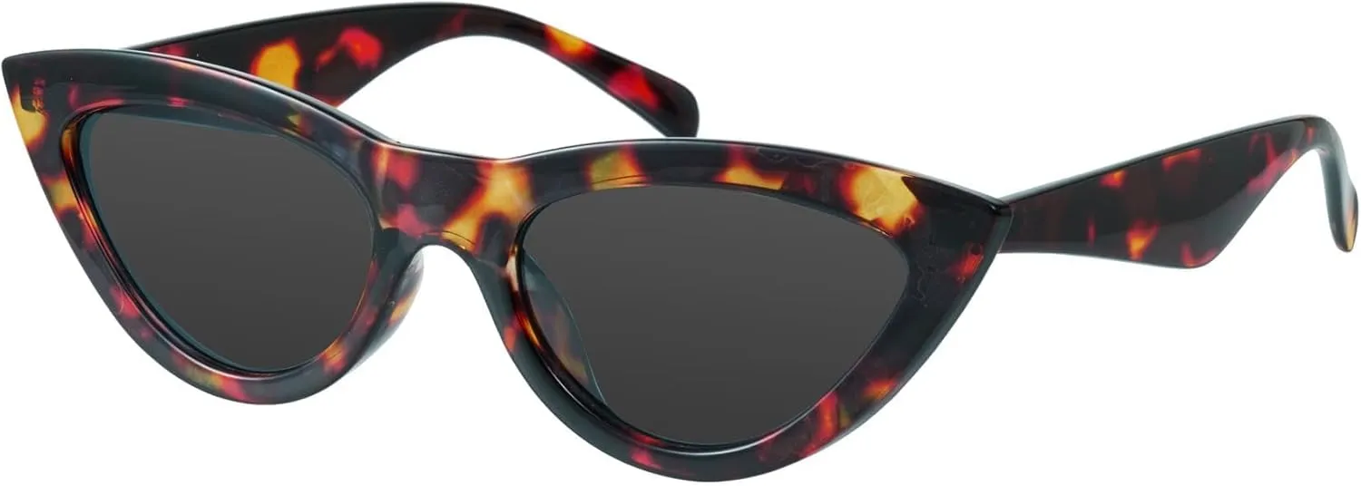 mosanana Retro Pointy Cat Eye Sunglasses Trendy Cute Avant-garde Style MS51810