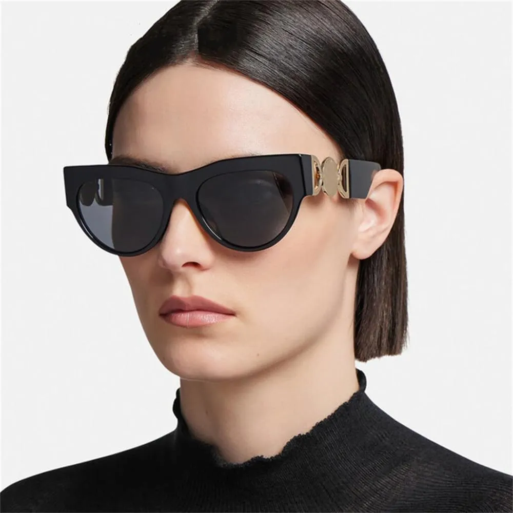 New 2025 Cat Eye Sunglasses Women Vintage Cateye Sun Glasses For Ladies Shades