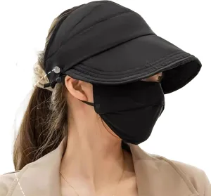 New Classupery Outdoor UV Protection Hollow Top Sun Hat,Summer Hats for Women 2025, UV Protection Wide Brim Adjustable