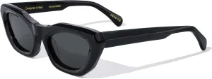 Non Polarized Cat Eye Acetate Sunglasses 145mm Frame with UV Protection Impact Resistant Nylon Lens Retro Shades