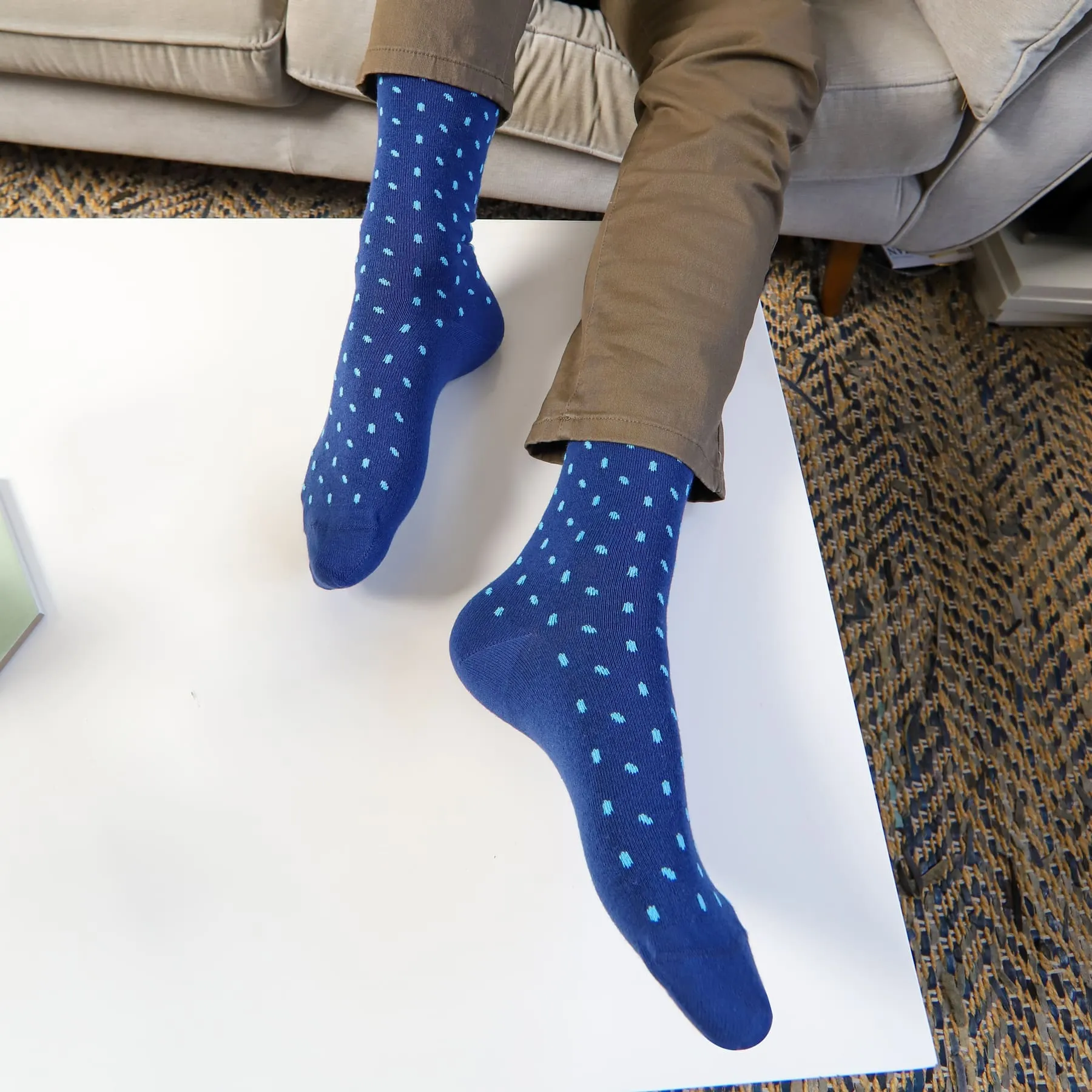 Notting Hill Men's Socks - Blue