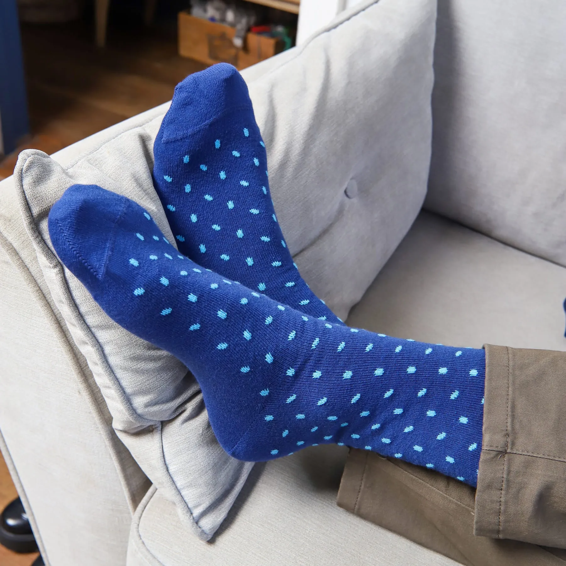 Notting Hill Men's Socks - Blue