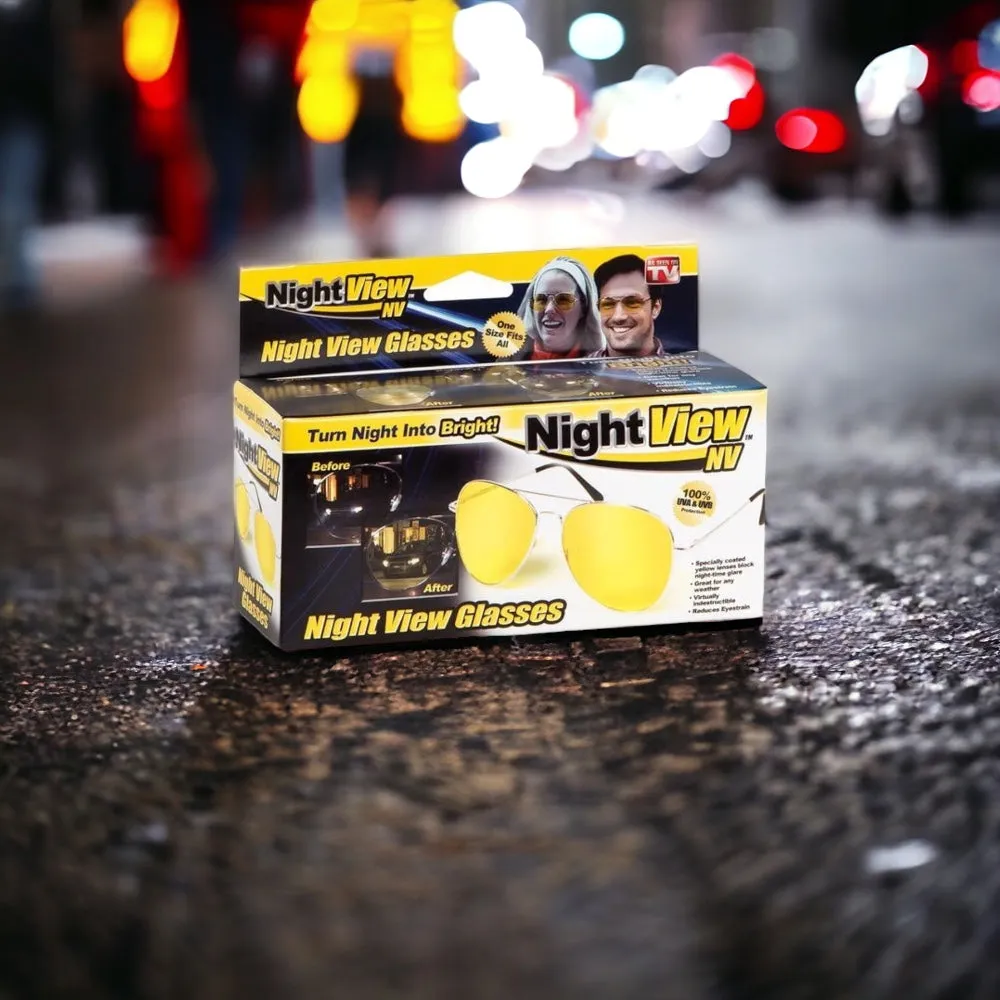 NPI NV-1000 Yellow Polycarbonate- Night View Glasses