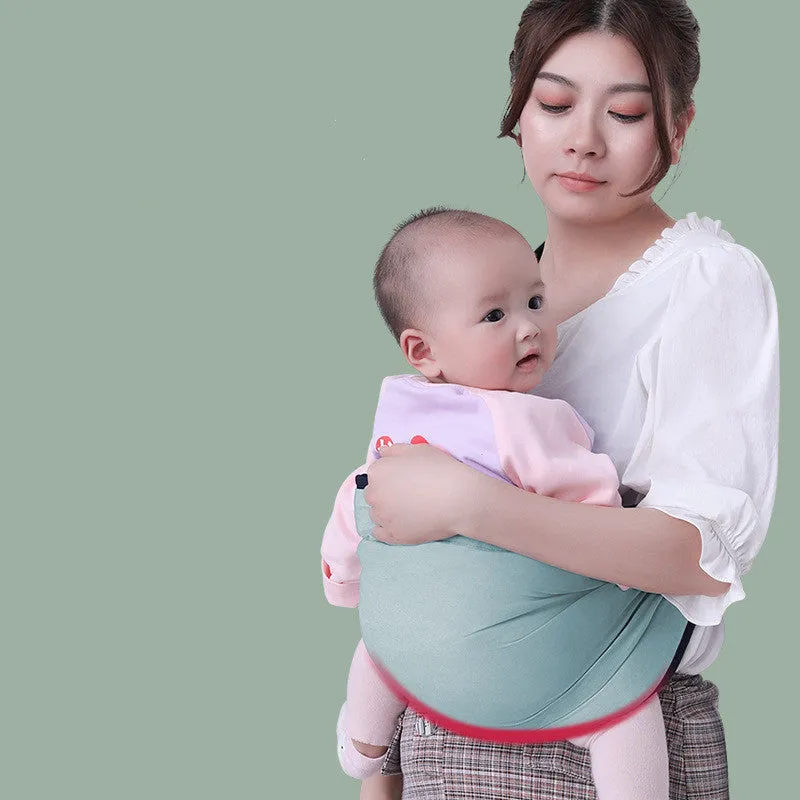 One-handed Newborn Baby Carrier Sling Safety Ring Comfortable Infant Bag | Brodtica.com0000