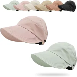 Outdoor Uv Protection Hollow Top Sun Hat, Women's Large Brim Empty Top Sun Hat, Wide Brim Sun Hat, Quick Drying