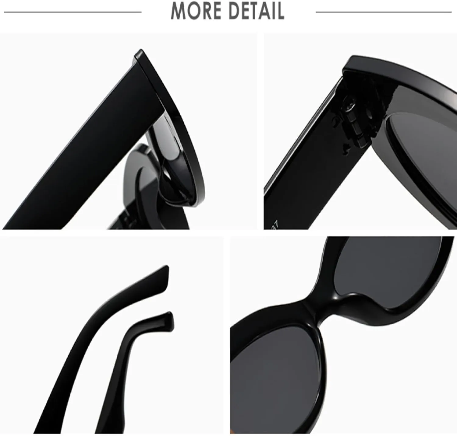 Oval Frame Sunglasses for Women Fashion Retro Cat Eye Uv400