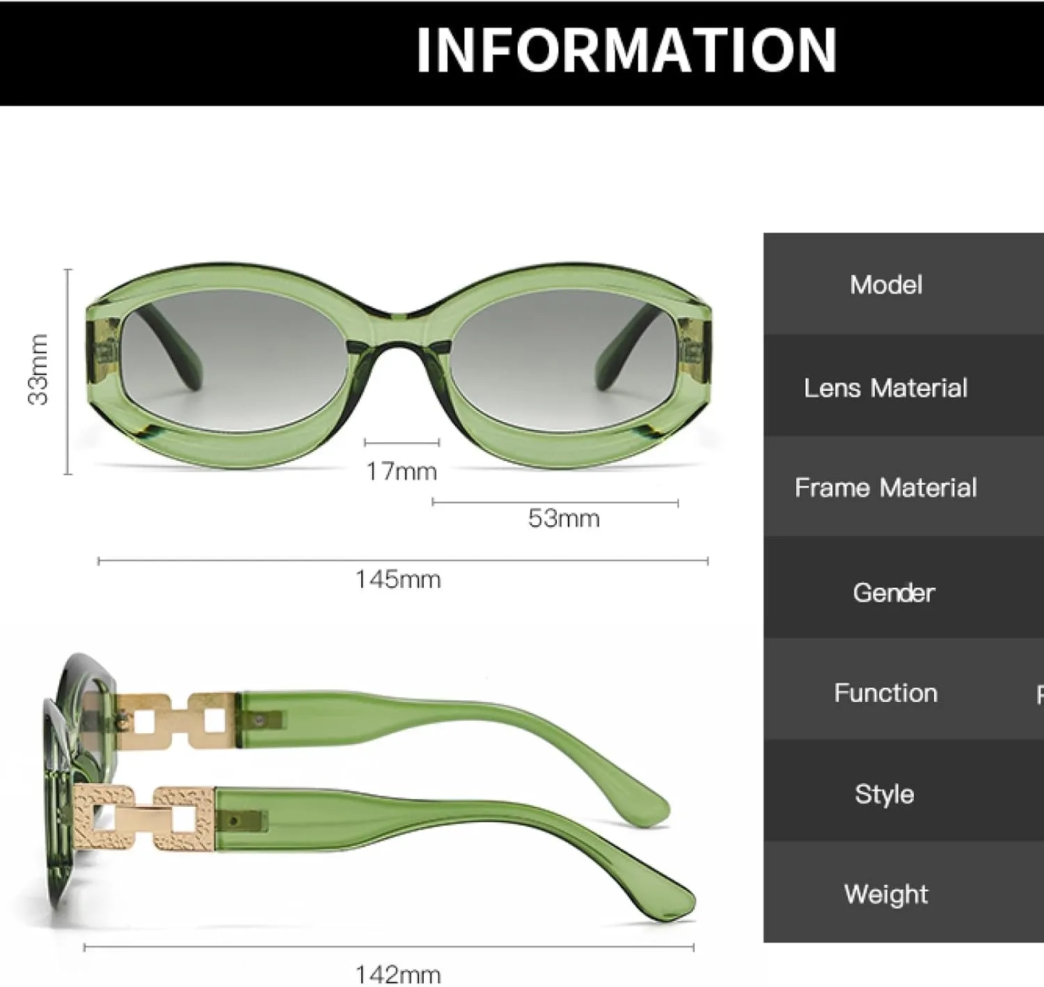 Oval Vintage Sunglasses Women Retro Sun Glasses Shades Goggles Eyewear Uv400