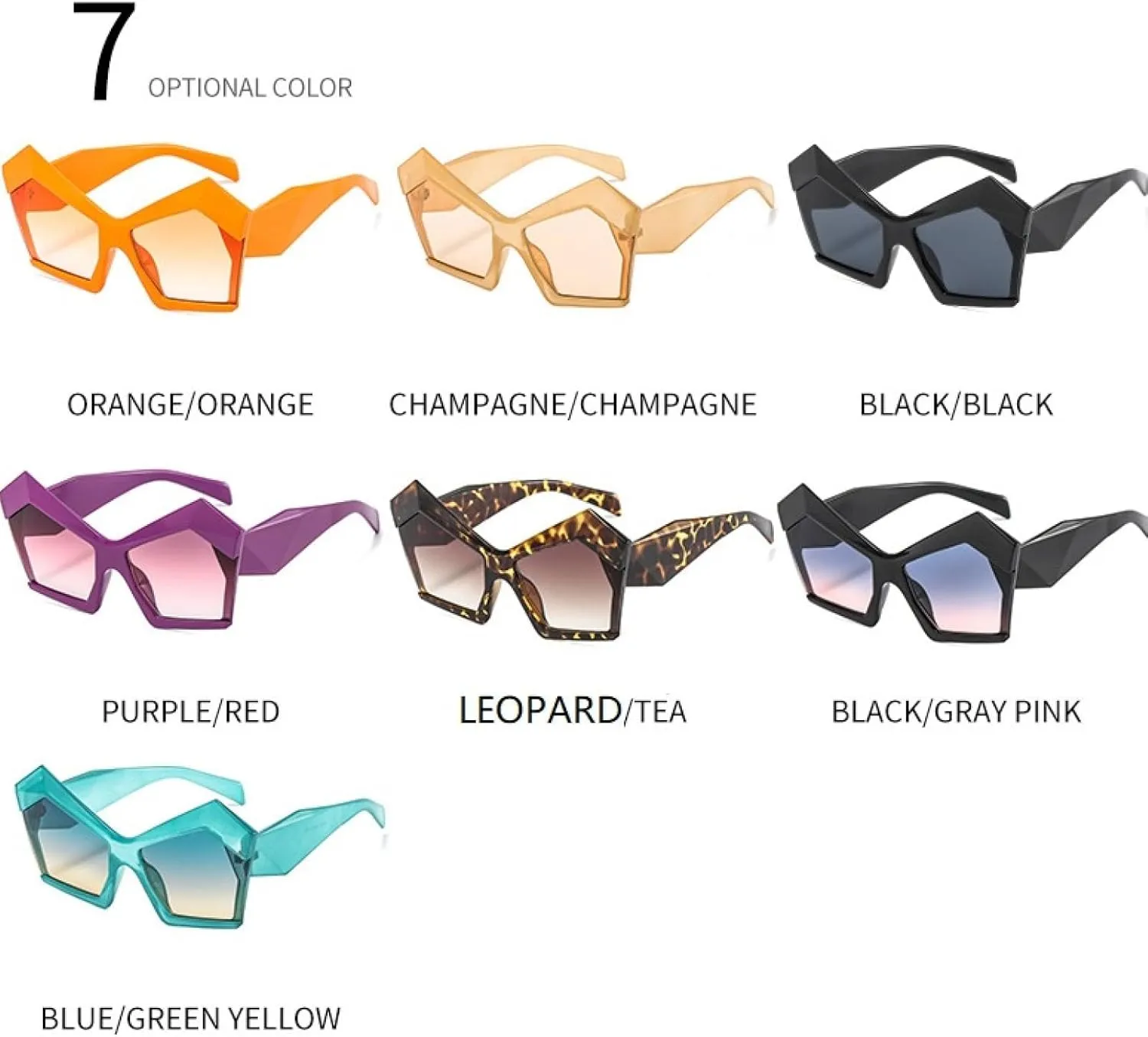 Oversize Cat Eye Sunglasses Women Vintage Shades Men Sun Glasses Uv400 Eyewear