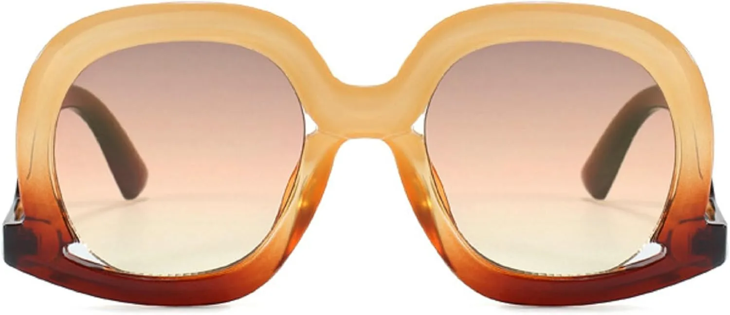 Oversized Big Frame Sunglasses Women Fashion Vintage Trending Sun Glasses Punk Designer Sexy Ladies Shades UV400