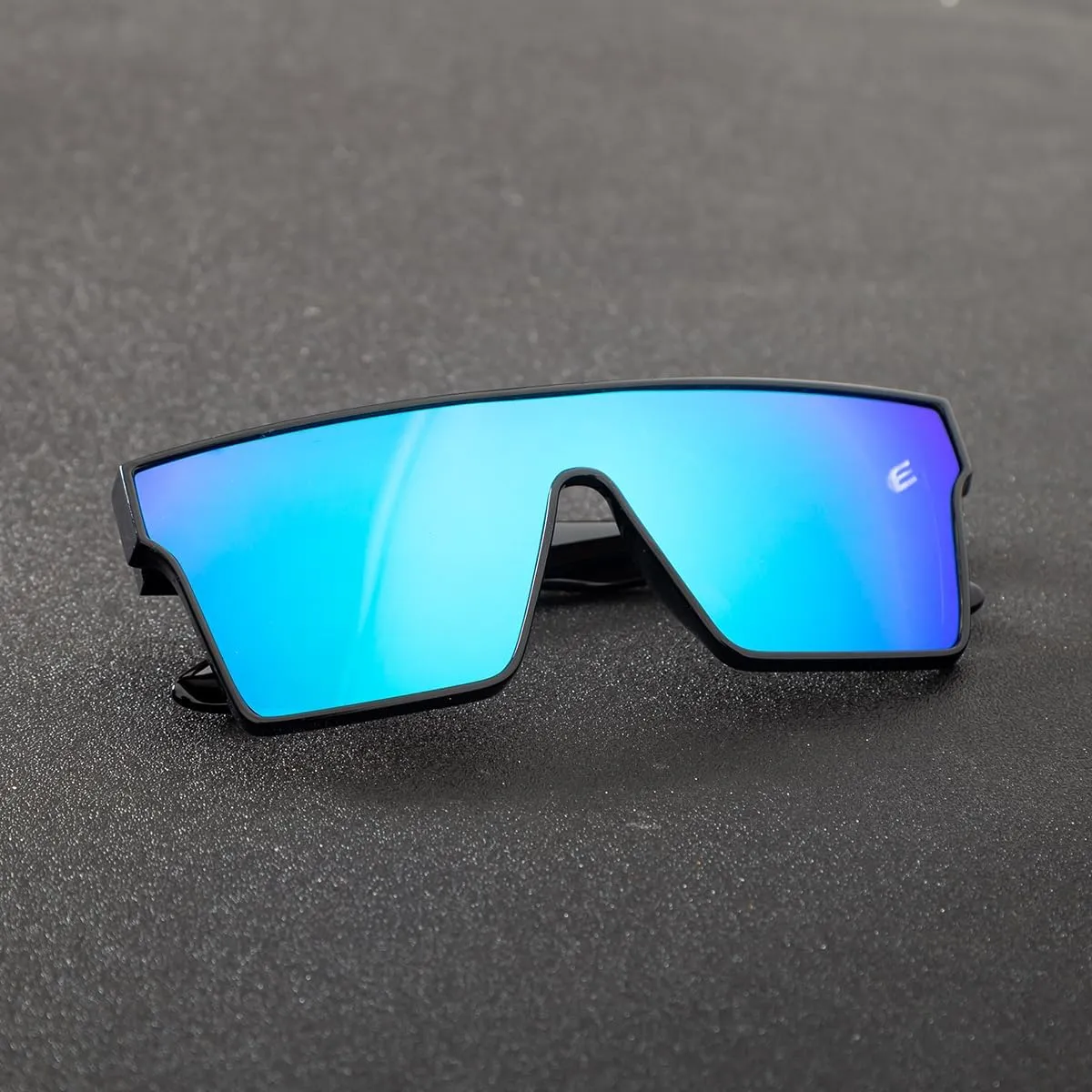 Oversized UV400 Designer Polarized Sunglasses for Men Women Large Flat Square Trendy Mirrored Shades
