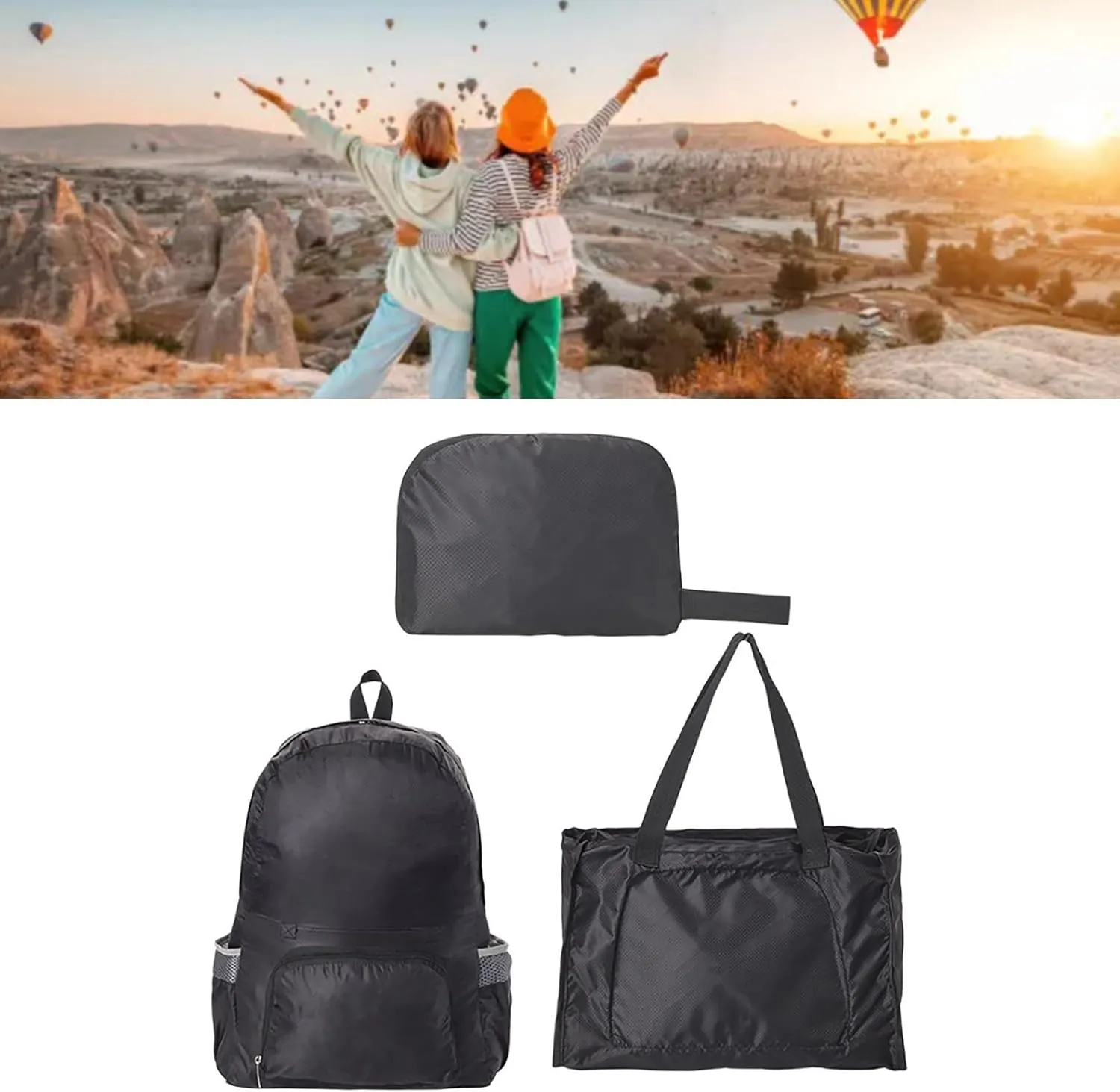 Packable Backpack, Lightweight Packable Hiking Backpack, Small Hiking Backpack Day Pack Multifunctional Hiking Daypack for Women Men