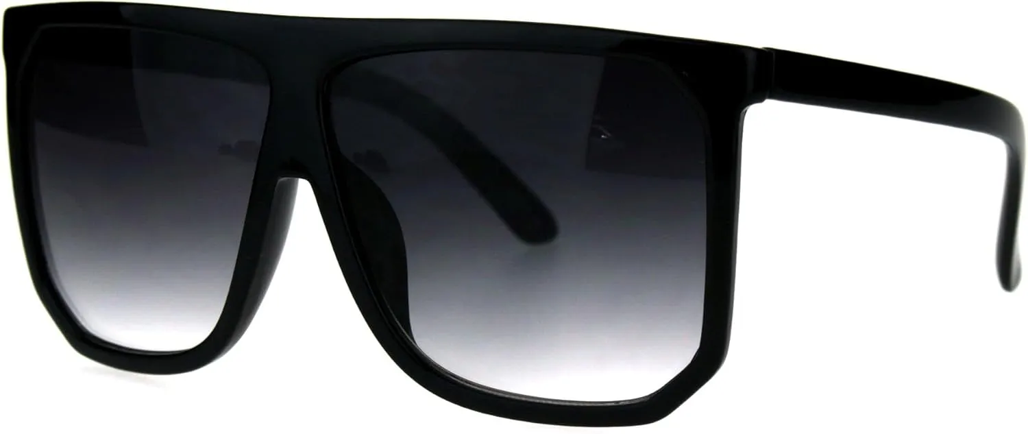 PASTL Oversized Style Sunglasses Flat Top Square Unisex Modern Fashion UV400