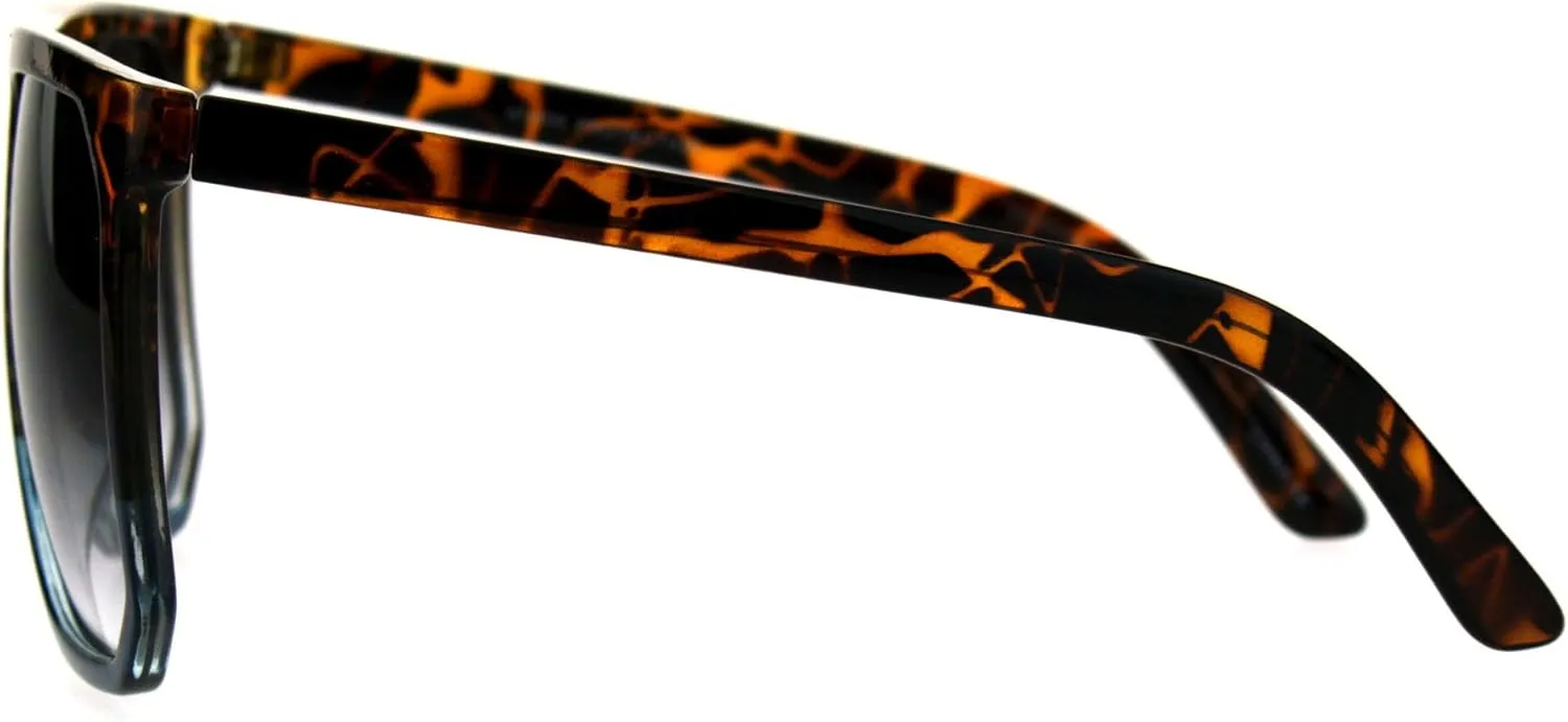 PASTL Oversized Style Sunglasses Flat Top Square Unisex Modern Fashion UV400