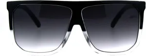 PASTL Oversized Style Sunglasses Flat Top Square Unisex Modern Fashion UV400