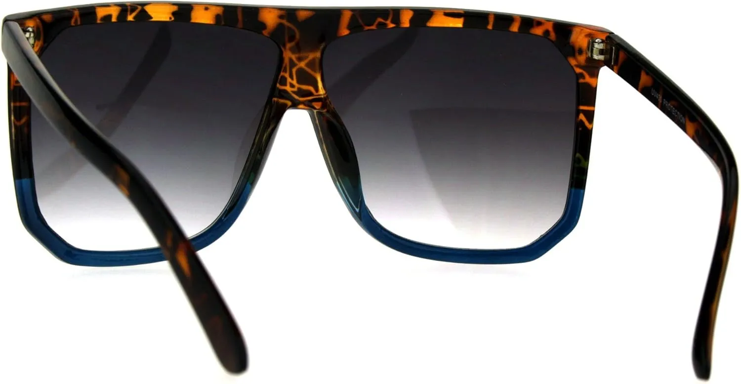PASTL Oversized Style Sunglasses Flat Top Square Unisex Modern Fashion UV400