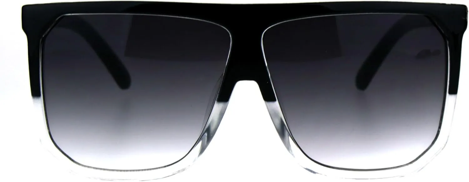 PASTL Oversized Style Sunglasses Flat Top Square Unisex Modern Fashion UV400