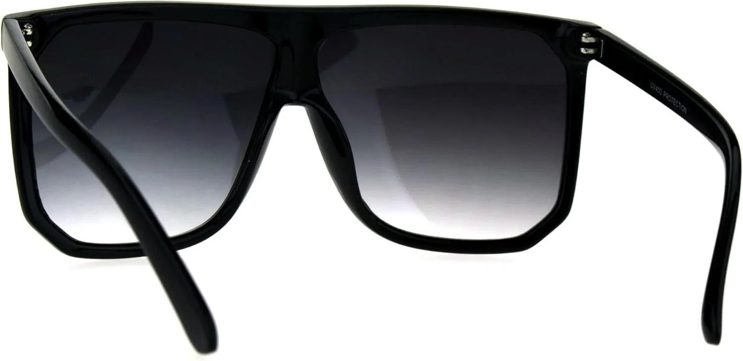 PASTL Oversized Style Sunglasses Flat Top Square Unisex Modern Fashion UV400