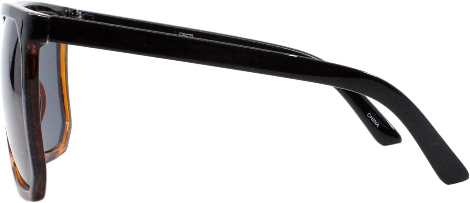 PASTL Oversized Style Sunglasses Flat Top Square Unisex Modern Fashion UV400