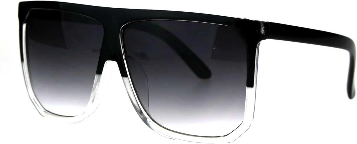 PASTL Oversized Style Sunglasses Flat Top Square Unisex Modern Fashion UV400