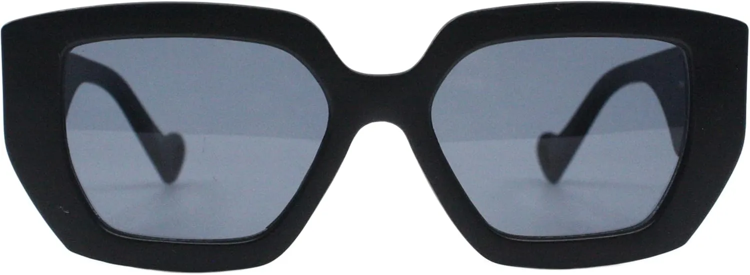PASTL Unisex Celebrity Fashion Sunglasses Rectangular Square Designer Style UV 400