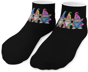 Peace Gnome Ankle Socks Breathable Low Cut Sports Socks Casual No Show Sock for Women Men