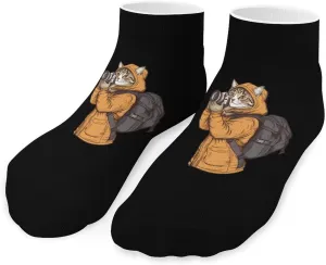 Photograph Cat Low Cut Ankle Socks Non Slip Invisible Liner Sock Pack Casual Socks For Men Women