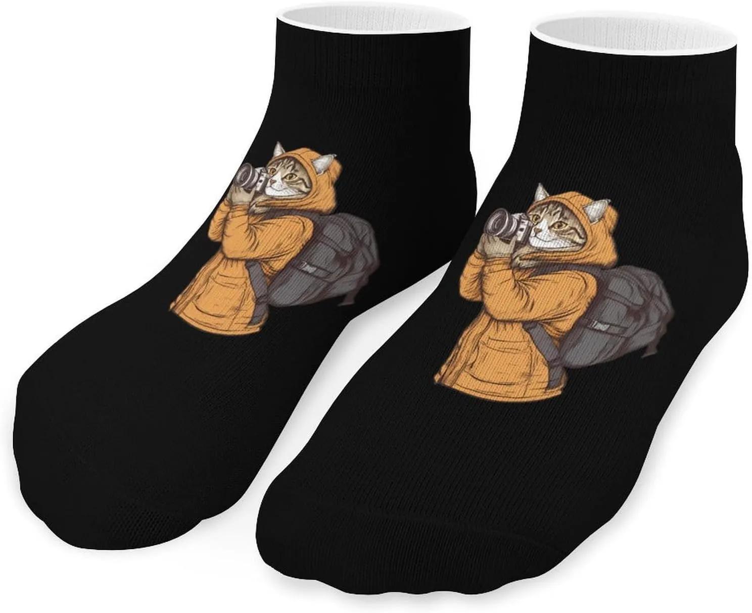 Photograph Cat Low Cut Ankle Socks Non Slip Invisible Liner Sock Pack Casual Socks For Men Women