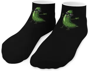 Pickle Dancing Cucumber Ankle Socks Breathable Low Cut Sports Socks Casual No Show Sock for Women Men