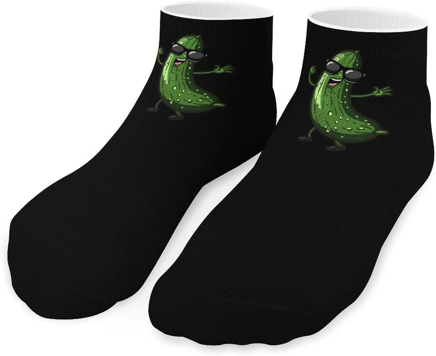 Pickle Dancing Cucumber Ankle Socks Breathable Low Cut Sports Socks Casual No Show Sock for Women Men