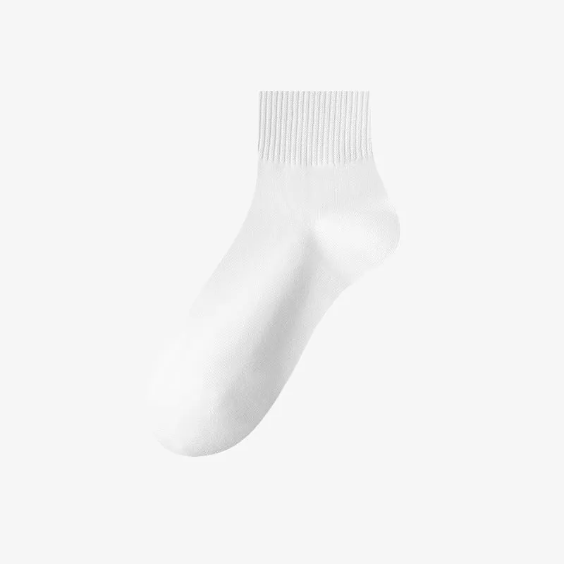 Plus Size Solid Color Soft Socks(6 Pairs)