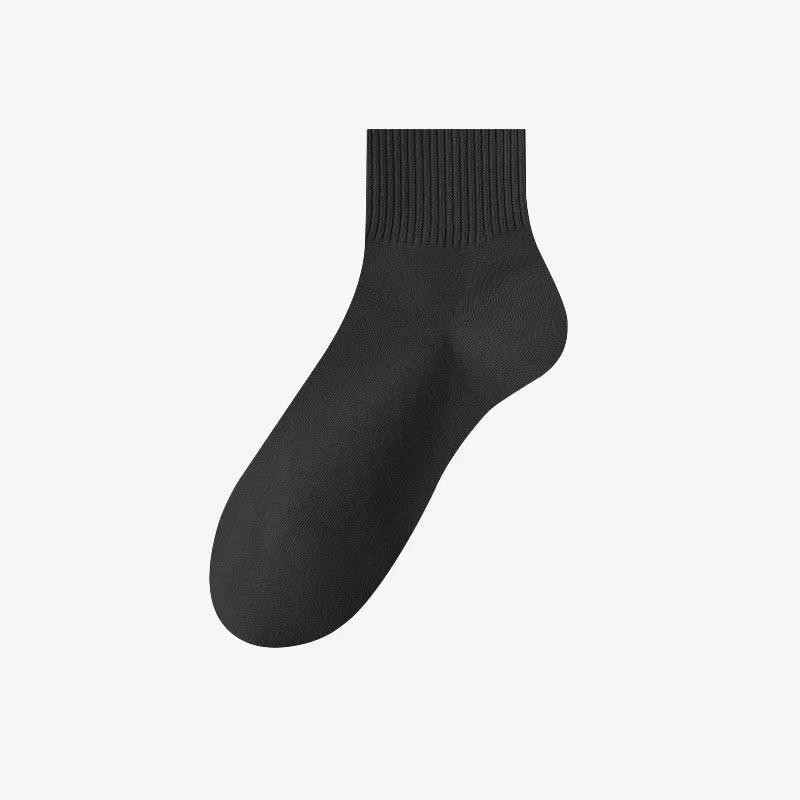 Plus Size Solid Color Soft Socks(6 Pairs)