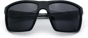 Polarized Color Mirror Mens Rectangle Sport Horn Rim Plastic Sunglasses