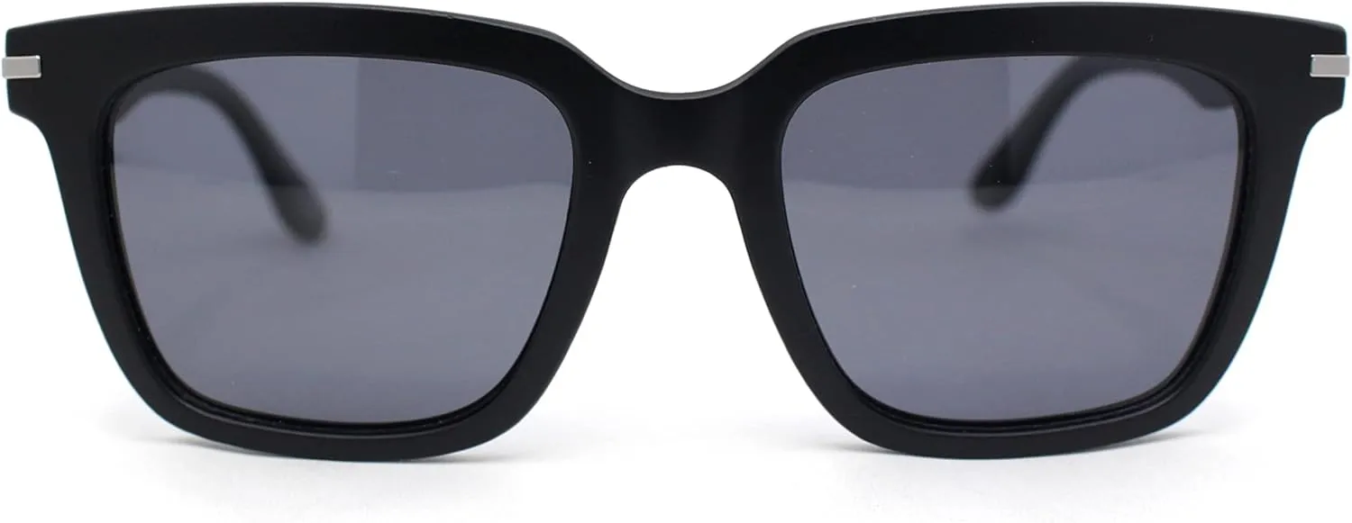 Polarized Hipster Vintage Style Horn Rim Gentlemans Plastic Sunglasses