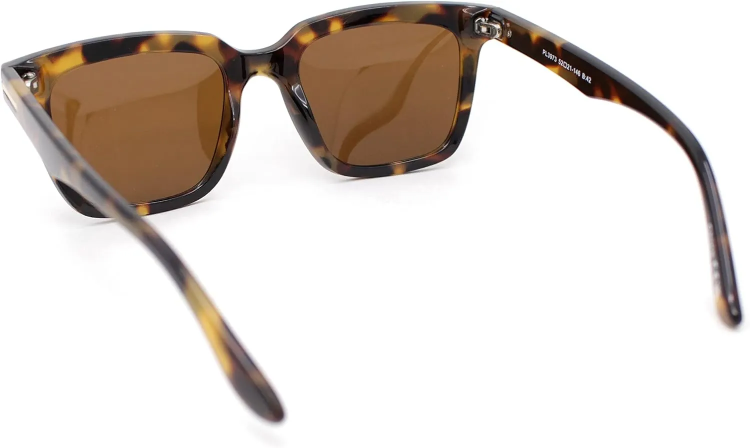 Polarized Hipster Vintage Style Horn Rim Gentlemans Plastic Sunglasses