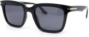 Polarized Hipster Vintage Style Horn Rim Gentlemans Plastic Sunglasses