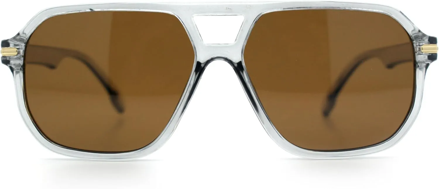 Polarized Luxury Sporty Mens Racer Plastic Gentlemanly Fashion Sunglasses
