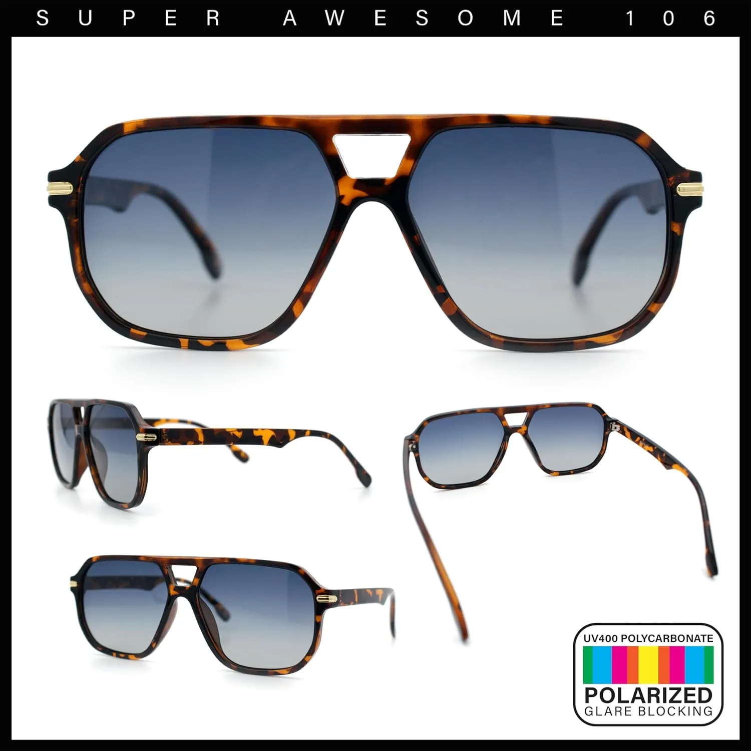 Polarized Luxury Sporty Mens Racer Plastic Gentlemanly Fashion Sunglasses