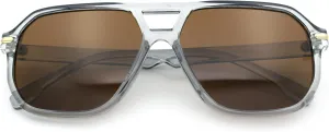 Polarized Luxury Sporty Mens Racer Plastic Gentlemanly Fashion Sunglasses