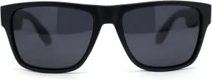 Polarized Mens Simple Light Weight Horn Rim Gentlemanly Hipster Rectangle Sunglasses