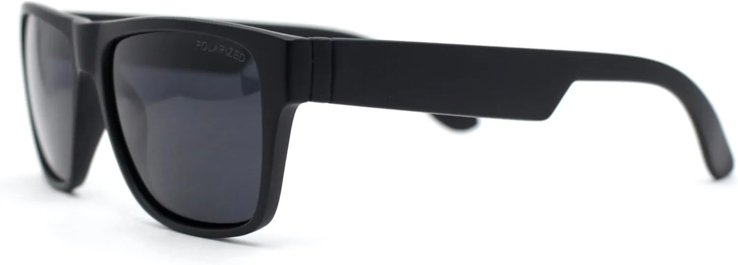 Polarized Mens Simple Light Weight Horn Rim Gentlemanly Hipster Rectangle Sunglasses