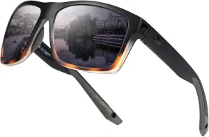 Polarized Sunglasses for Men and Women Anti UV Protection Square Sports Sunglasses Men for Cycling Fishing Driving 82930