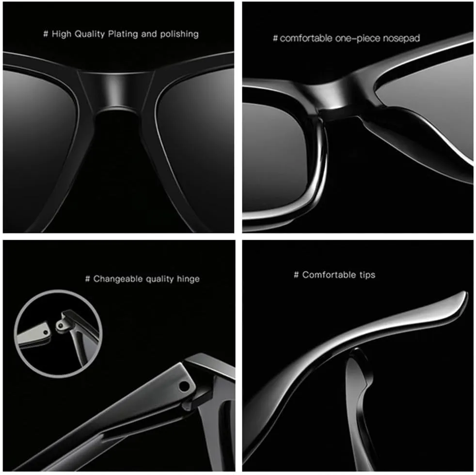 Polarized Sunglasses Men Women Blue Sun Glasses Reduce Glare Outdoor Shades UV400