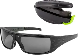 POPGEAR Mens Sport Sunglasses, Womens Polarized Sunglasses, Grilamid TR90 Made in Italy, Easily Collapse For Compact Storage