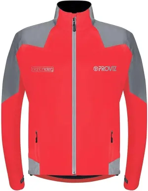 Proviz Men's Nightrider Reflective Waterproof Cycling Jacket Hi Visibility Breathable Cycling Coat